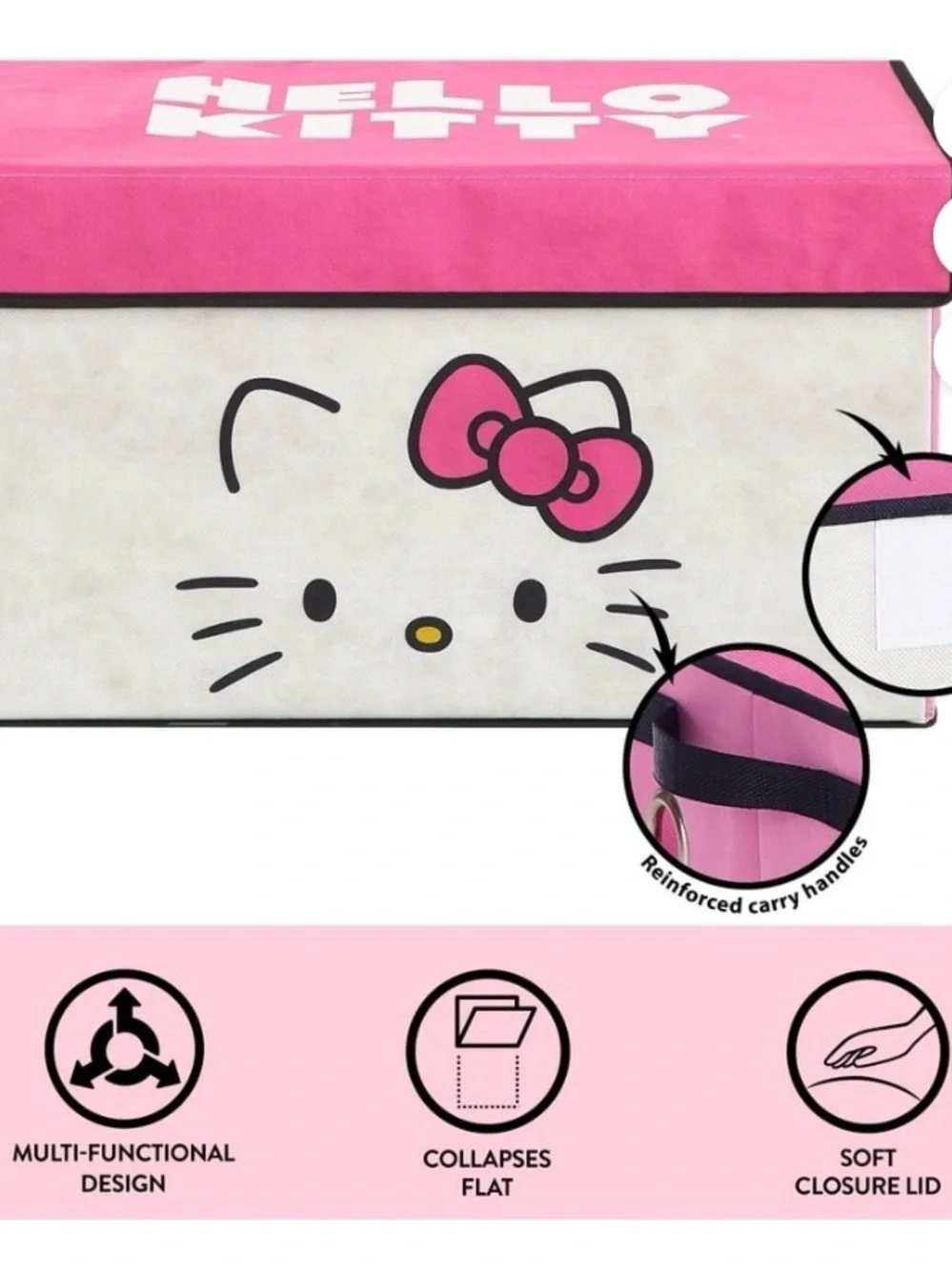 Hello Kitty Collapsible Storage Trunk - Picture 5 of 6